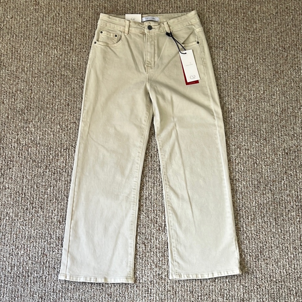 Q2 Classic Midrise Staight Leg Premium Denim Jeans